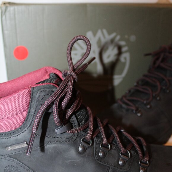 NIB TIMBERLAND WOMEN'S‎ MADDSEN MID WATERPROOF WORK WINTER BOOTS BLACK SZ 6 - Picture 4 of 6